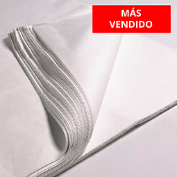 Papel Seda Blanco 250 pliegos 77 x 100 cms