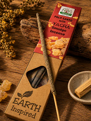 Incienso Orgánico Palo Santo & Yagra