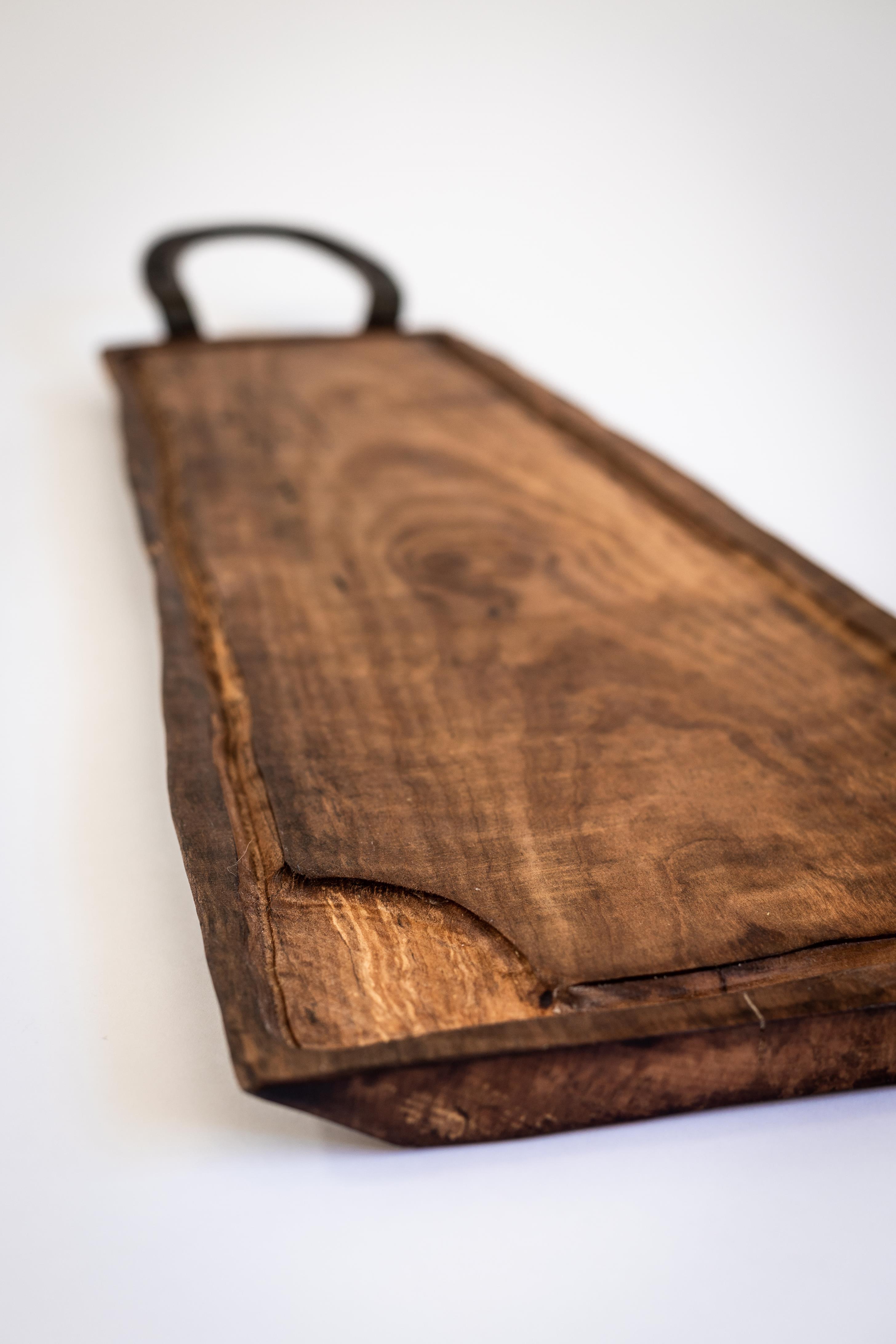 Tabla de madera para asados