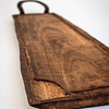 Tabla de asados grande de madera nativa de 1  herradura