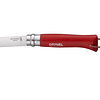 Cortapluma  Opinel Rojo 8 cms + Funda Cuero