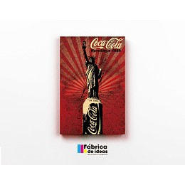 Cuadro Cocacola Vintage tamaño 60 x 40