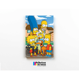 Cuadro Los Simpsons tamaño 60 x 40 