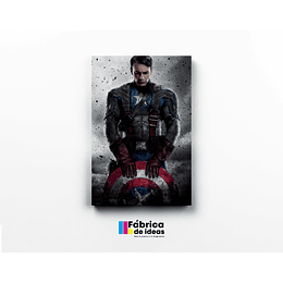 Cuadro Capitan America Tamaño 60 x 40 