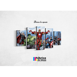 Avengers Comic cuadro 110 de ancho  x 59 de alto 