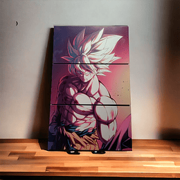 Cuadro Dragon Ball Goku Super Saiyan 3 Partes