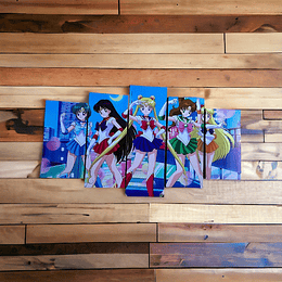 Cuadro Sailor Moon Tamaño 110 de ancho x 59 de alto