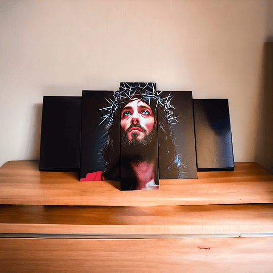 Cuadro Rostro de Jesus.  tamaño 110 de ancho x 59 de alto