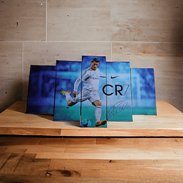 Cuadro Cristiano Ronaldo, Tamaño 1 metro 10 de ancho x 59 de alto