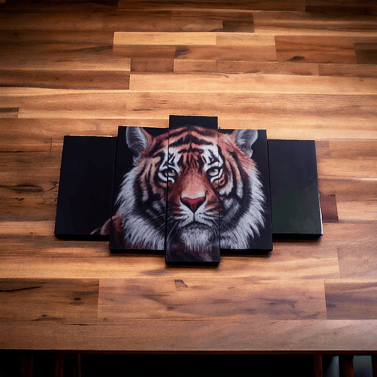 Cuadro Tigre de Bengala tamaño 110 de ancho x 59 de alto