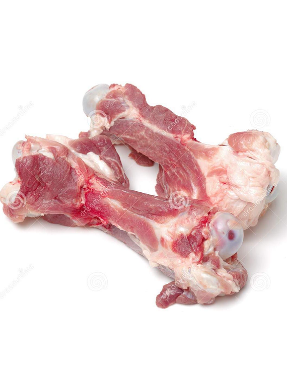 Hueso de cerdo con carne (Ideal para fricasé y caldos) Bolsa de 5 Libras