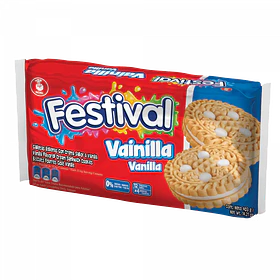 Galletas de Vainilla 12 paquetes de 4 unidades