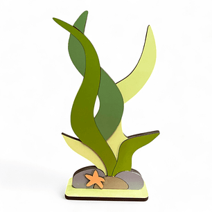 Display MDF  alga verde 