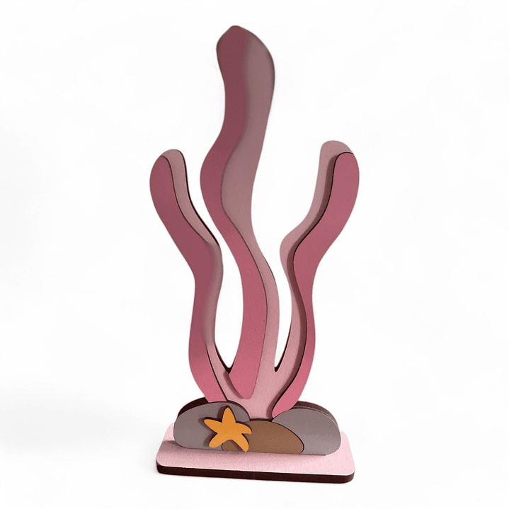 Display MDF  alga rosada 1