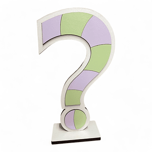 Display MDF  signo de interrogación 