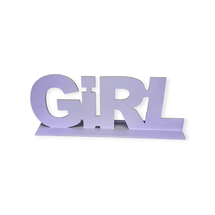 Display MDF letras GIRL 1