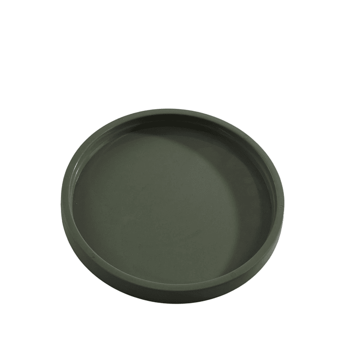 bandeja plástica redonda  2