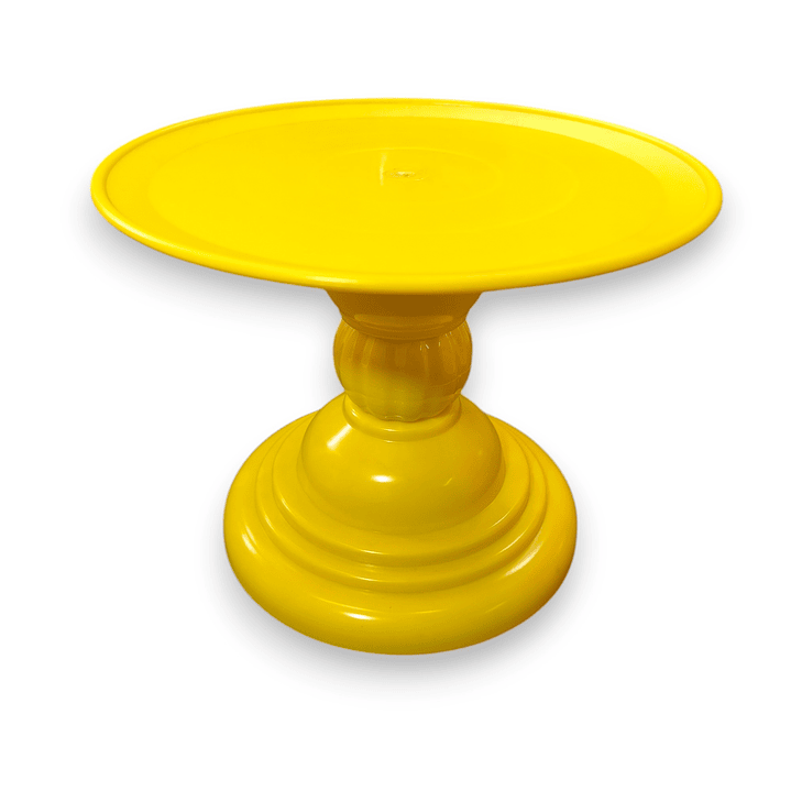 alzador /porta torta  amarillo 1