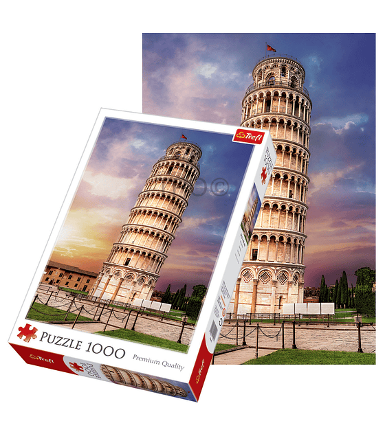 Puzzle Trefl 1000 Pcs - Pisa Tower