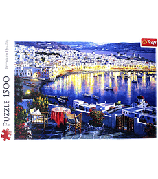Puzzle Trefl 1500 Pcs - Mykonos at Sunset
