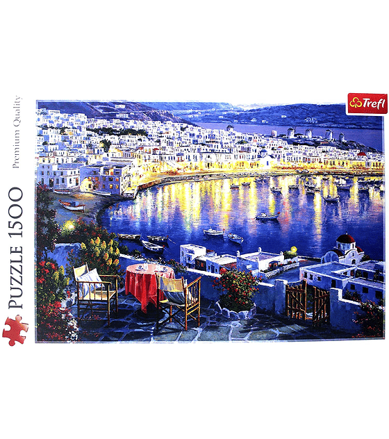 Puzzle Trefl 1500 Pcs - Mykonos at Sunset