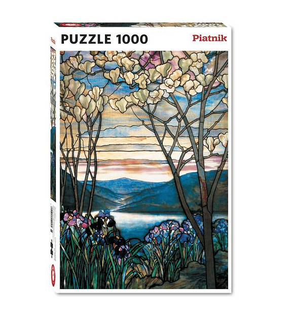 Puzzle 1000 Pcs - Tiffany Magnolias and Irises Piatnik