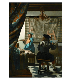Puzzle 1000 Pcs - KHM Vermeer The Art of Painting