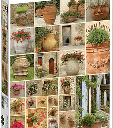 Puzzle 1000 Pcs - Clay pots with Flowers Piatnik 