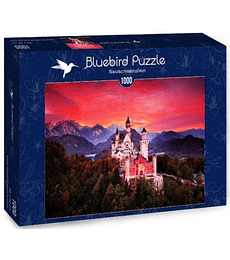Puzzle 1000 Pcs - Neuschwanstein Bluebird