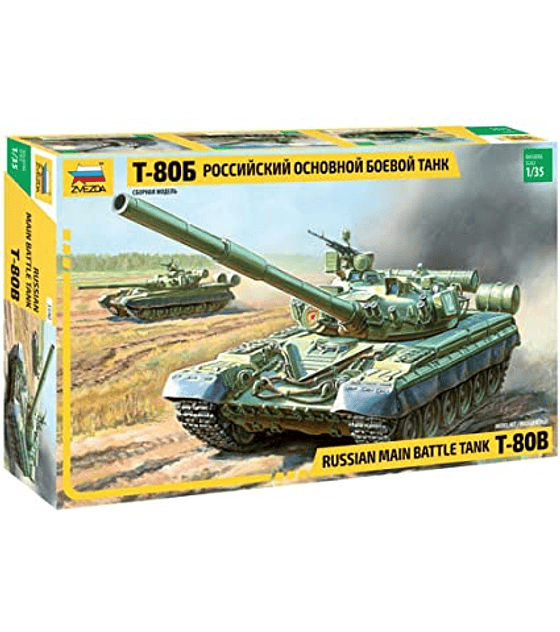 ZVEZDA Russian Main Battle Tank T-80B