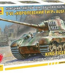 ZVEZDA King tiger AUSF.B German Heavy Tank (Henshel Turret)