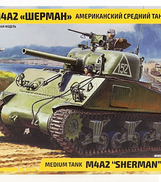 ZVEZDA Medium Tank M4 A2 "Sherman" 75MM