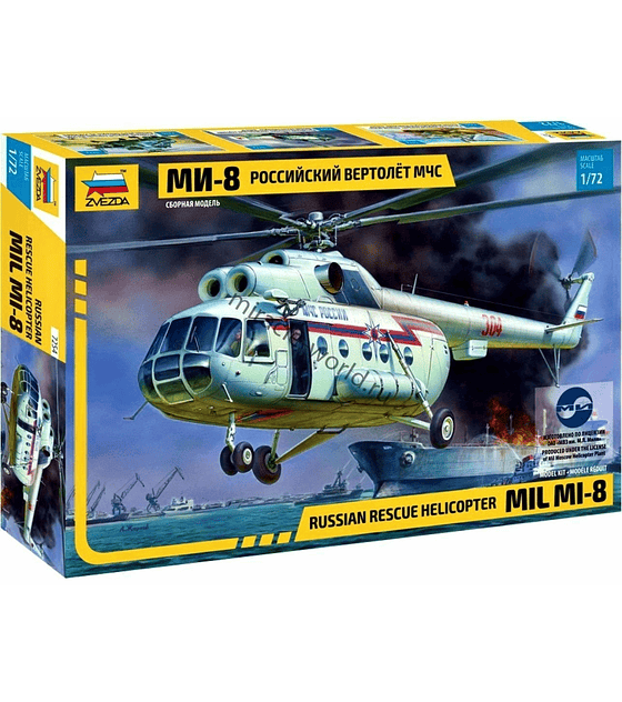 ZVEZDA Russian Rescue Helicopter MIL Mi-8