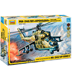 ZVEZDA Soviet Attack Helicopter MI-24V Hind E