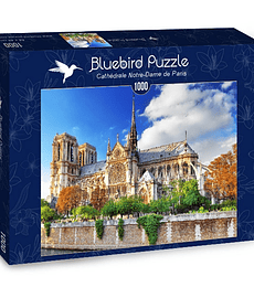 Puzzle 1000 Pcs - Cathédrale Notre-Dame de Paris Bluebird