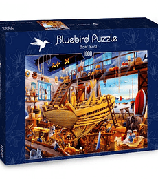 Puzzle 1000 Pcs - Boat Yard Bluebird