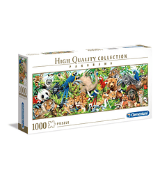 Puzzle 1000 Pcs - Wildlife Clementoni Panorama