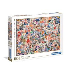 Puzzle 1000 Pcs - Stamp Clementoni