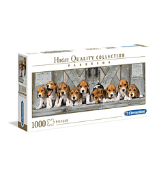Puzzle 1000 Pcs - Beagles Clementoni Panorama