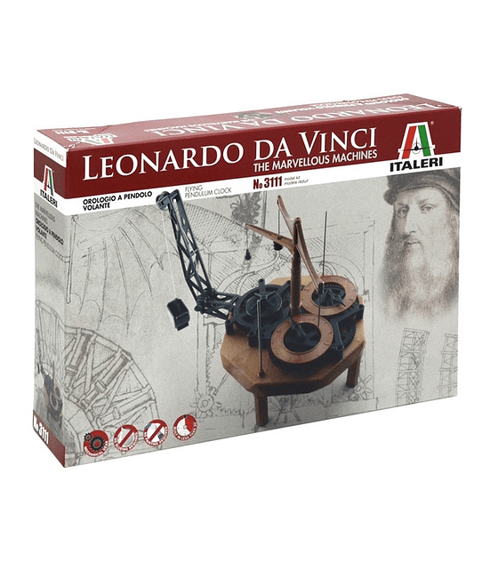 Leonardo Da Vinci's: PENDULUM CLOCK