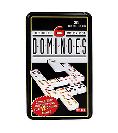 Domino Double 6 Color Dot