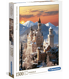 Puzzle 1500 Pcs - Neuschwanstein Clementoni