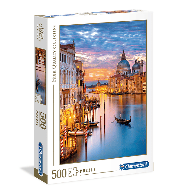 Puzzle 500 Pcs - Lighting Venice Clementoni