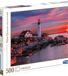 Puzzle 500 Pcs - Portland Head light Clementoni