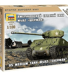 ZVEZDA US Medium Tank M4A2 "Sherman"