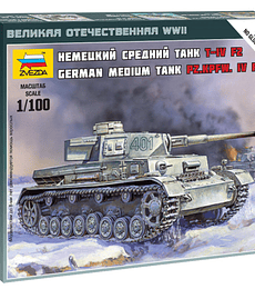 ZVEZDA German Medium Tank PZ.KPFW.IV AUSF. F2