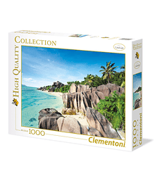 Puzzle 1000 Pcs - Paradise Beach Clementoni