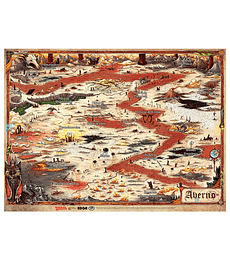 Tapete Mapa de Averno