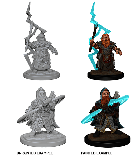 Figura D&D Dwarf Male Sorcerer