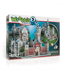 Puzzle 3D 890 Pcs - Castillo Neuschwanstein